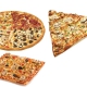 پیتزا مثلثی یا دایره‌ای